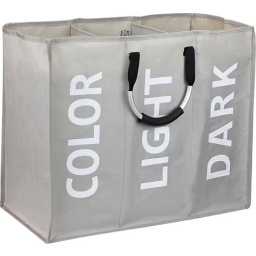 Laundry Storage Bags with Handles Portable Household Storage Box Laundry Basket Dirt Clothes Bag for Bedroom Living Room Closet