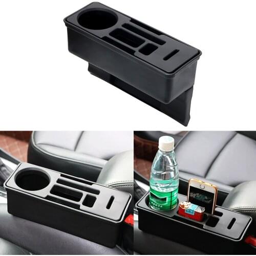 Coin Drink Phone Cigarette Holder Car Organizer Car Accessories Auto Seat Gap Organizer Container Seat Crevice Storage Box