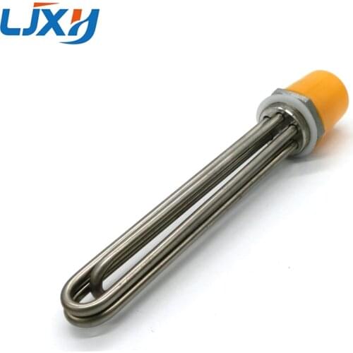 LJXH Full 304 Stainless Steel Water Heating Element 1 1/4" Electric Immersion Heater for Solar Water Tank 220V 380V