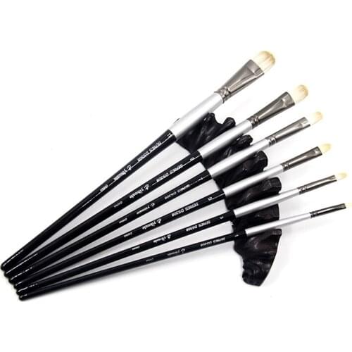 Eval Art Supplies Bristle Paint Brush Set for Artist High Quality Oil Brushes Watercolor Painting Set