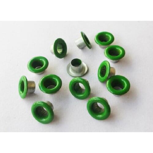 Hole 5mm Metal Mixed Color Eyelets with rings for Leathercraft DIY Scrapbooking Shoes Belt Cap Bag Tags Clothes Fashion