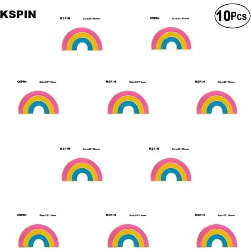 Pansexual Pride Rainbow Badge Lapel Pin Brooches Pins Flag badge Brooch Badges