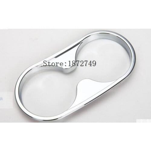 ABS Rear Seat Water Cup Holder Frame Cover Trim 1pcs For Jeep Wrangler 2009-2015