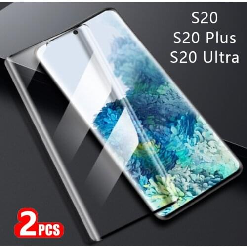 Screen protector tempered glass case for samsung s20 plus ultra 5g cover on galaxy s 20 20s s20plus protective phone coque bag