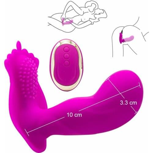 7 Women Best Fashion Gift Toy Butterfly And Ating Wearable Remote Usb Charged Wireless Control Butterfly Vib And Rator Toys