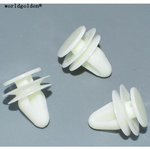 Worldgolden 100pcs auto fasteners Door Trim Panel Retainer for Honda Acura#91560-SZ3-003(91560SZ3003)