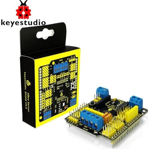 Free shipping! Keyestudio Xbee Sensor Expansion Shield V5 with RS485 Bluebee Interface for Arduino robot car