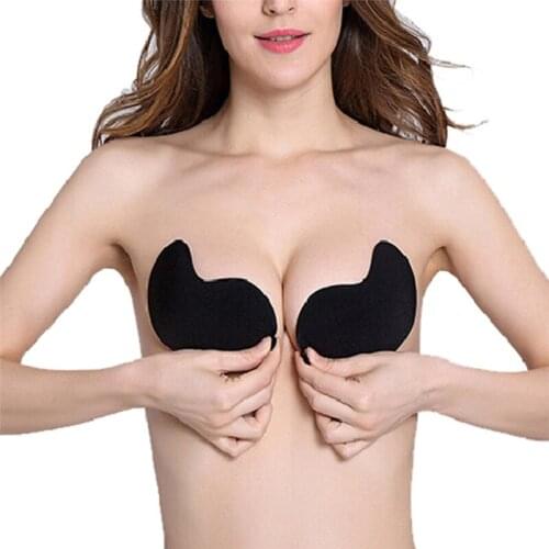 Seamless Wireless Adhesive Stick Bra Strapless Push Up Bras Women Sexy Backless Lingerie Invisible Silicone Bralette