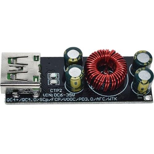 C1FB Mobile Phone SW3518 Quick Charger Adapter Module 6-35V QC4.0 PD3.0 USB Type-C