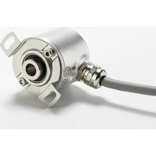 CALT single-turn 12 bits SSI output 6mm Semi-hollow shaft absolute encoder CAS38H12E06SGB