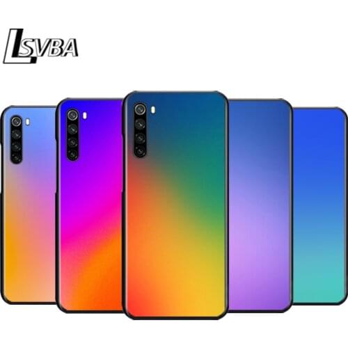 Gradient Color for OPPO Find X2 K5 K3 R17 R15 R9S F17 F15 A72 A73 A53 A52020 A31 Pro Lite Neo Black Phone Case