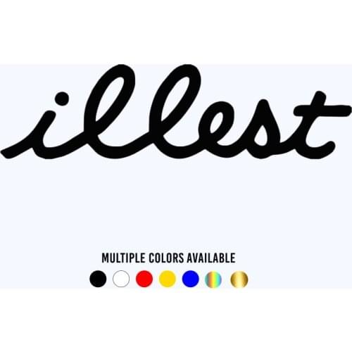 CK20034# Vinyl Decal illest Car Sticker Waterproof Car Styling Decor on Motorcyle Truck Bumper Rear Window