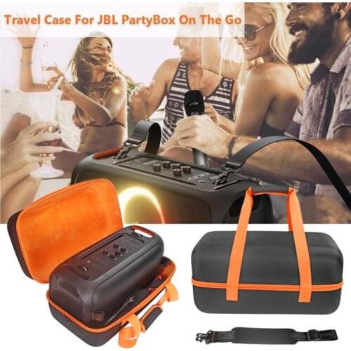 Travel Carry Hard Case Cover Box Bag with Strap For -JBL Partybox On the go Wireless Bluetooth Speaker Wholesale Dropshipping