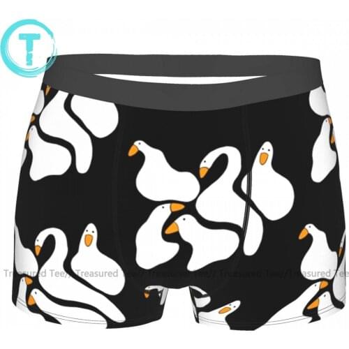 Goose Underwear Funny Hot Print Trunk Polyester Pouch Teen Boxer Brief