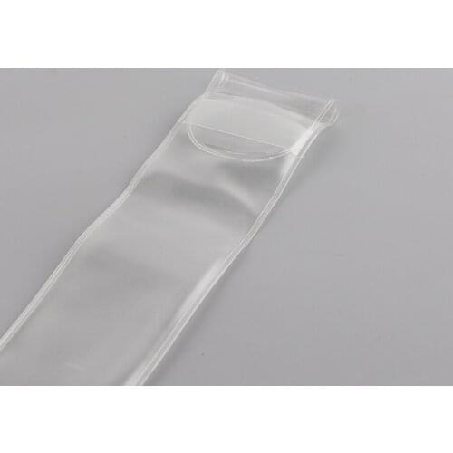 DIY Make Up Tool 220*4.6MM Transparent PVC Bag,Pencil Packing Plastic Bag Waterproof Cosmetic Packing Pouch Sead Bag