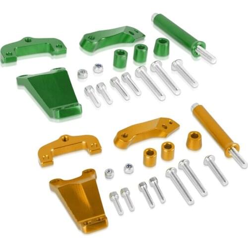 Mounting Bracket Kit For Kawasaki ER-6N ER6N 2013-2016 Motorcycle Accessories CNC Alumimum Steer Damper Mounting Bracket Kit