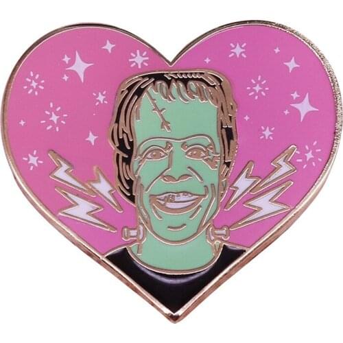 Loves Hard Enamel Pins Collect Funny Movies TV Metal Cartoon Brooch Backpack Collar Lapel Badges Fashion Jewelry Gifts