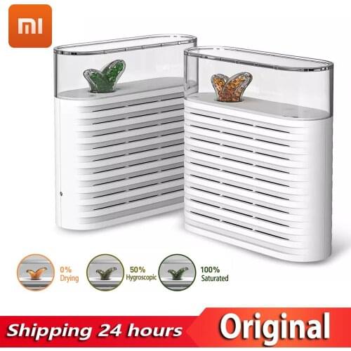 Xiaomi Sothing Mini Air Dehumidifier Portable Rechargeable Reuse Air Dryer Moisture Absorber For Office Home Use 150ml 100-240V