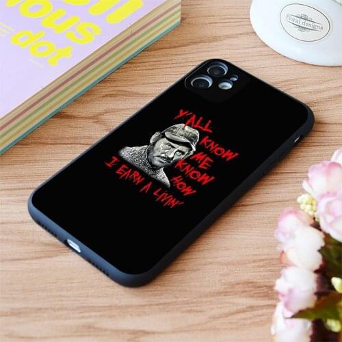 For iPhone Quint Jaws Print Soft Matt Apple iPhone Case 6 7 8 11 12 Plus Pro X XR XS MAX SE