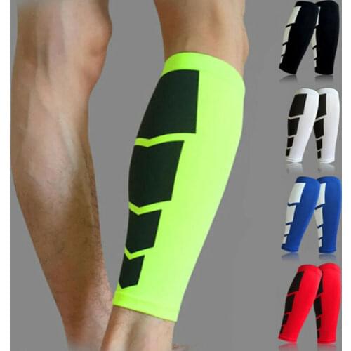 Calf Leg Running Compression Sleeve Socks Shin Splint Support Brace Guard Sports (Sale Single)