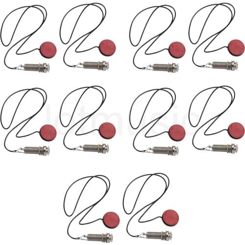 Single Head Passive Ukulele Pickup with Endpin Jack for Ukelele Uke Parts Chrome Pack of 10