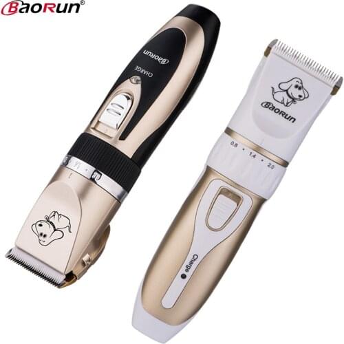 BaoRun P2 P3 Professional Pet Cat Dog Hair Trimmer Rechargeable Animal Grooming Clippers Electric Shaver Pets Haircut Machine