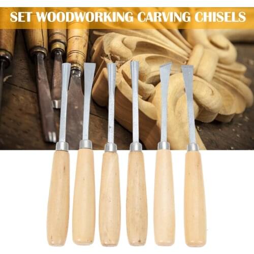 Manual Wood Carving Hand Chisel Tool Set Carpenters Woodworking Cutter Wood Carving Chisel Root Carving Chisel x Suit Wood Carve
