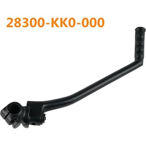 Motorcycle Kickstarter Kickstart Arm Kick Lever Black Chrome Steel for Honda XL Motosport 250 1972-1985 Replaces 28300-KK0-000