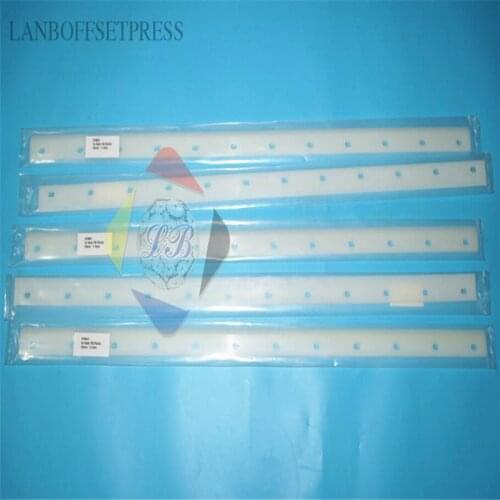 Ryobi 750 machine wash up blades 855x34x5mm 12 holes plastic wash up blade for ryobi offset printing machine high quality