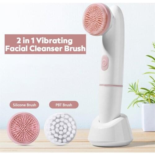 Facial Cleansing Brushes Ultrasonic Cleaning Massager For Face Vibration Pore Cleanser Blackheads And Acne Remove Skin Care Tool
