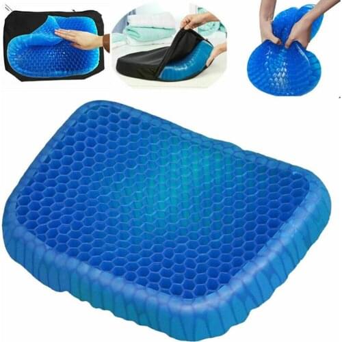 TPE Silicone Cooling Mat，Summer Honeycomb Breathable Ice Pad Gel Cushion Massage Elastic Chair Cushion Environmental Protection
