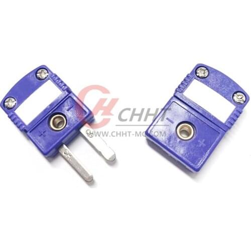 E Type Standard Male And Female Mini Thermocouple Connector Plug