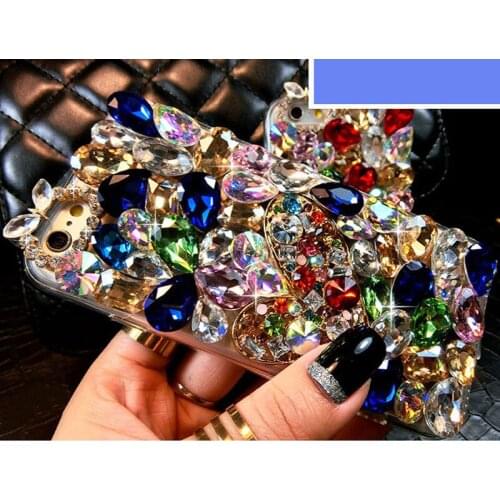 Sunjolly Diamond Phone Case for Huawei Mate 30 Lite 9 10 20 Pro 8 7 Mini V10 V20 V9 Rhinestone Bling Cases Cover coque capa