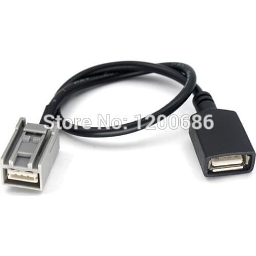USB Cable Adaptor AUX Cord MP3 CD Changer cable Fit for Honda Civic Jazz CR-V Accord Odyssey