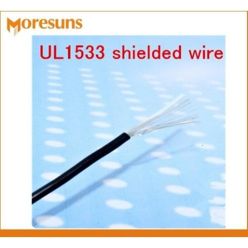 Fast Free Ship 10M/lot UL1533 shielded wire/Single core shielded wire/Audio cable signal wire
