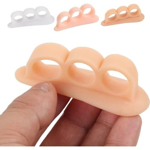 2Pcs=1Pair Silicone Gel Hammer Toe Straightener Corrector for Curled Toes Hallux Valgus Feet Foot Care Bunion Adjuster Tool