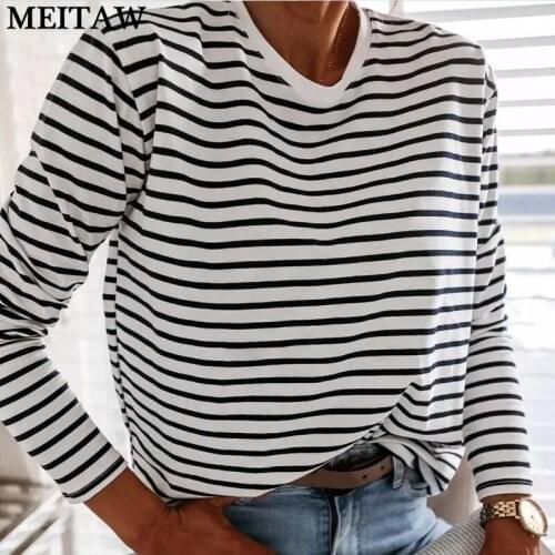 2021 Casual Women T-Shirts Long Sleeve Korean Loose Basic T Shirts Ladies Spring Autumn Women Tops And Blouse