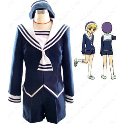 Anime Fruits Basket Sohma momiji Cosplay Costume custom made coat+ shorts + bow tie+hat
