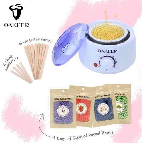 Wax Heating Melting Machine Waxing Machine for Hair Removal Painless Hair Removing WaxBeans Heater Used OnBody for Men and Women