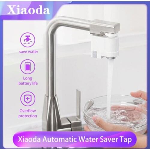Original Xiaoda Automatic Water Saver Tap Smart Faucet Sensor Infrared Water Energy Saving Device Kitchen Nozzle Tap