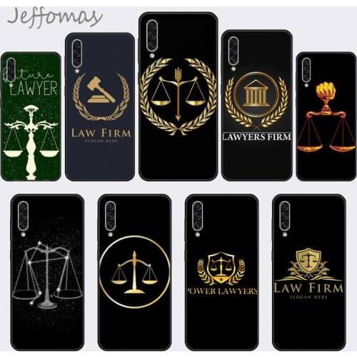 Law Student Lawyer Judge Accessories Black Phone Case For Samsung Galaxy J2 J4 J5 J6 J7 J8 2016 2017 2018 Prime Pro plus Neo duo