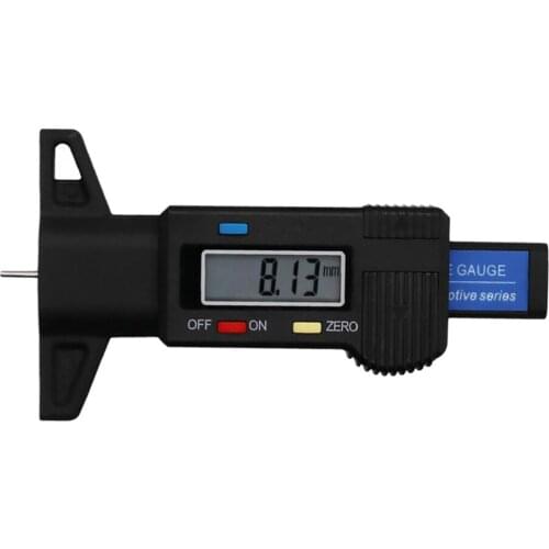 Venier Caliper Digital Tyre Tire Tread Depth Gauge Meter Brake Pad Shoe