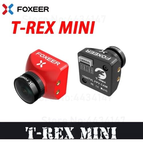 Foxeer T-REX Mini 1500TVL Camera Super WDR 4:3 16:9 PAL/NTSC Switchable Full Weather FPV Camera for FPV Racing Freestyle