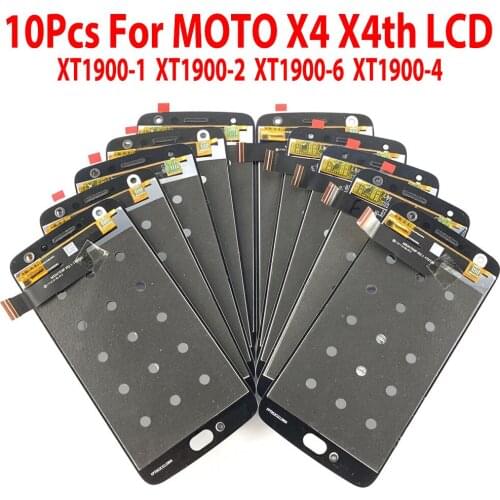 Lot 10 Piece Original LCD For Motorola Moto X4 Display XT1900 LCD Touch Screen Digitizer XT1902 LCD Replacement For Moto X4 LCD
