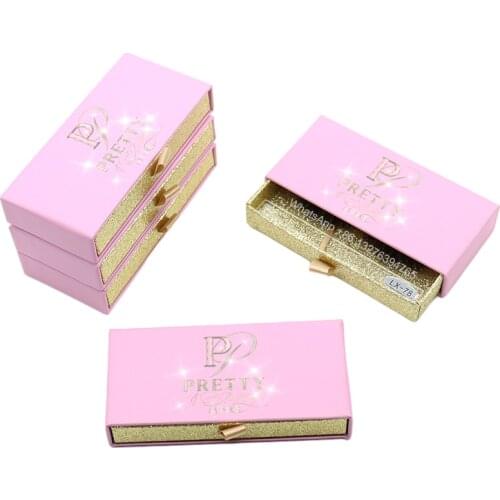 Hot Pink Rectangular Eyelash Box Wholesale Vendor 25mm 5D Mink False Eye Lash Eyelash Packaging Full Strip Lashes Mink Lashes