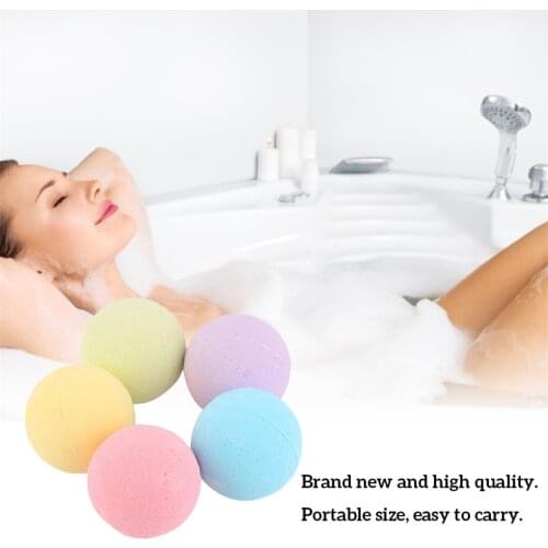 6Pcs Bath Bombs Set Natural Bubble Fizzer with Sea Salt Exfoliating Skin Care Gift for Women Girls