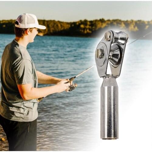 Fishing Rod Guide Portable Reusable Stainless Steel Roller Tip Top End Ring Guide for Fishing Lover dropshipping