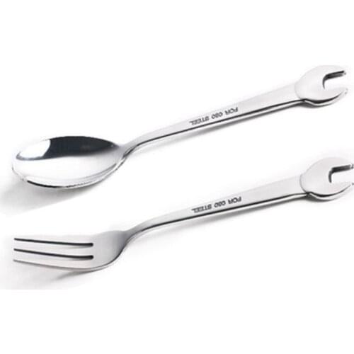 Stainless Steel Outdoor Coffee Spoon Long Handle Cream Dessert Tea Spoon for Picnic Drinkware Tableware Kitchen Camp