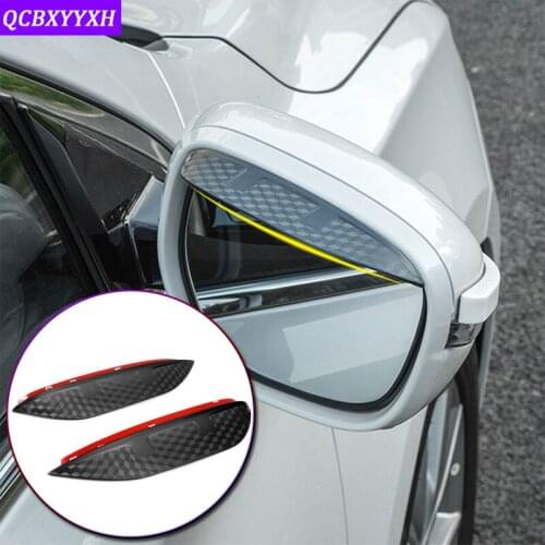 Car-styling For Volkswagen CC POLO T-ROC Golf Multivan Jetta 2010-2019 Rearview Mirror Eyebrow Rain Gear Shield Anti-rain Cover