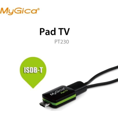 Isdb-t /dvb-t micro USB TV Tuner Geniatech MyGica PT230 Watch TV on Android Phone/Pad micro USB TV tuner
